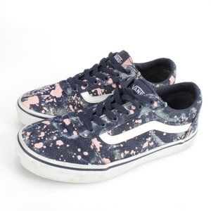 Vans Old Skool Acid Wash Blue Denim Juniors Girls Sneaker Shoes Size 5